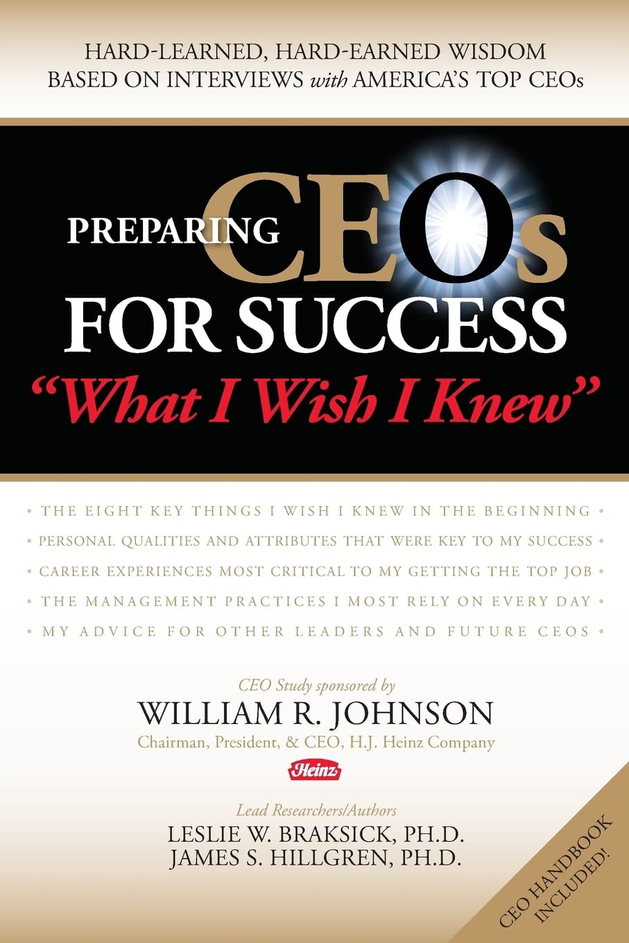 Preparing CEOs for Success: "What I Wish I Knew" - 9035