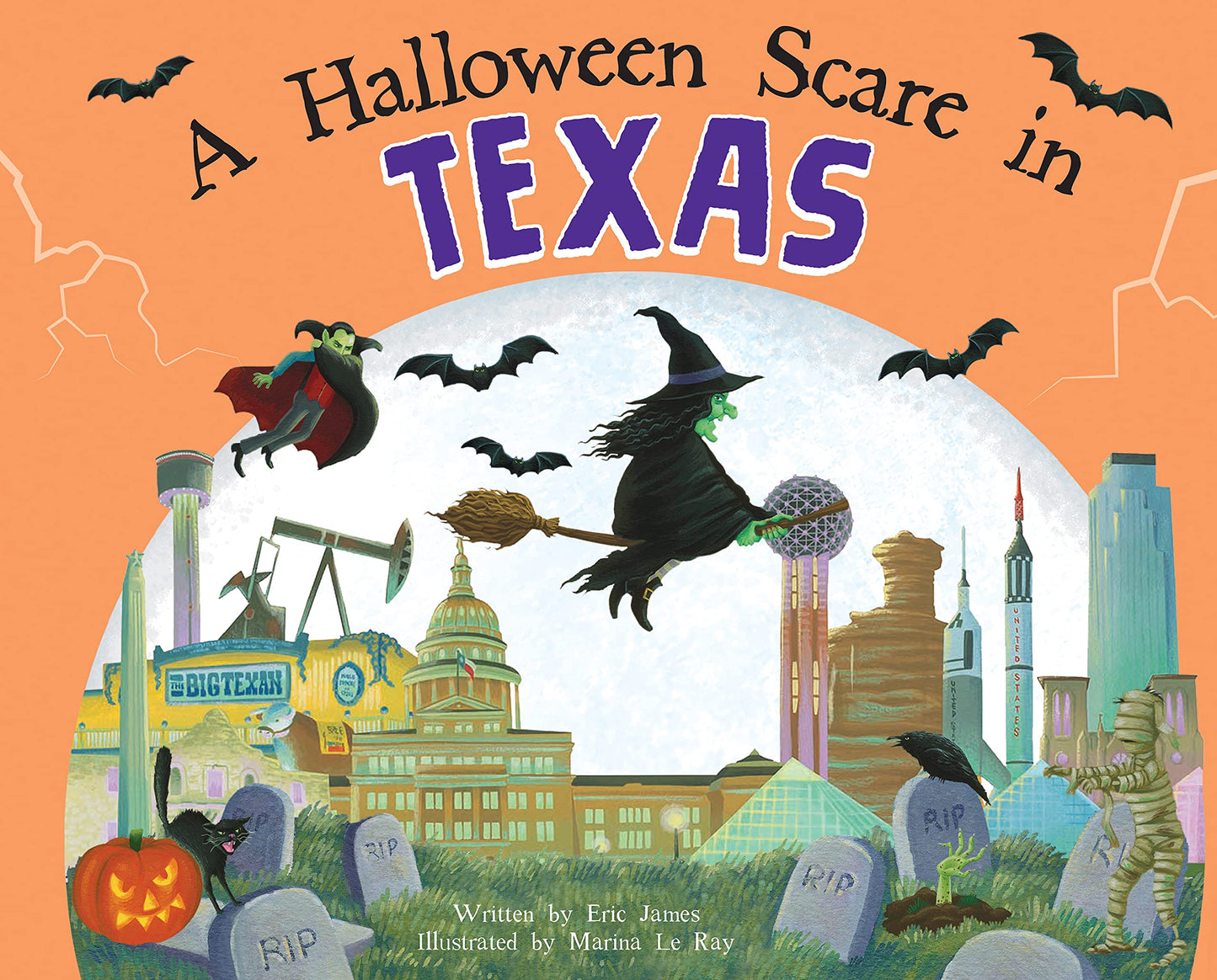 A Halloween Scare in Texas: A Silly Monster Adventure Set in Texas