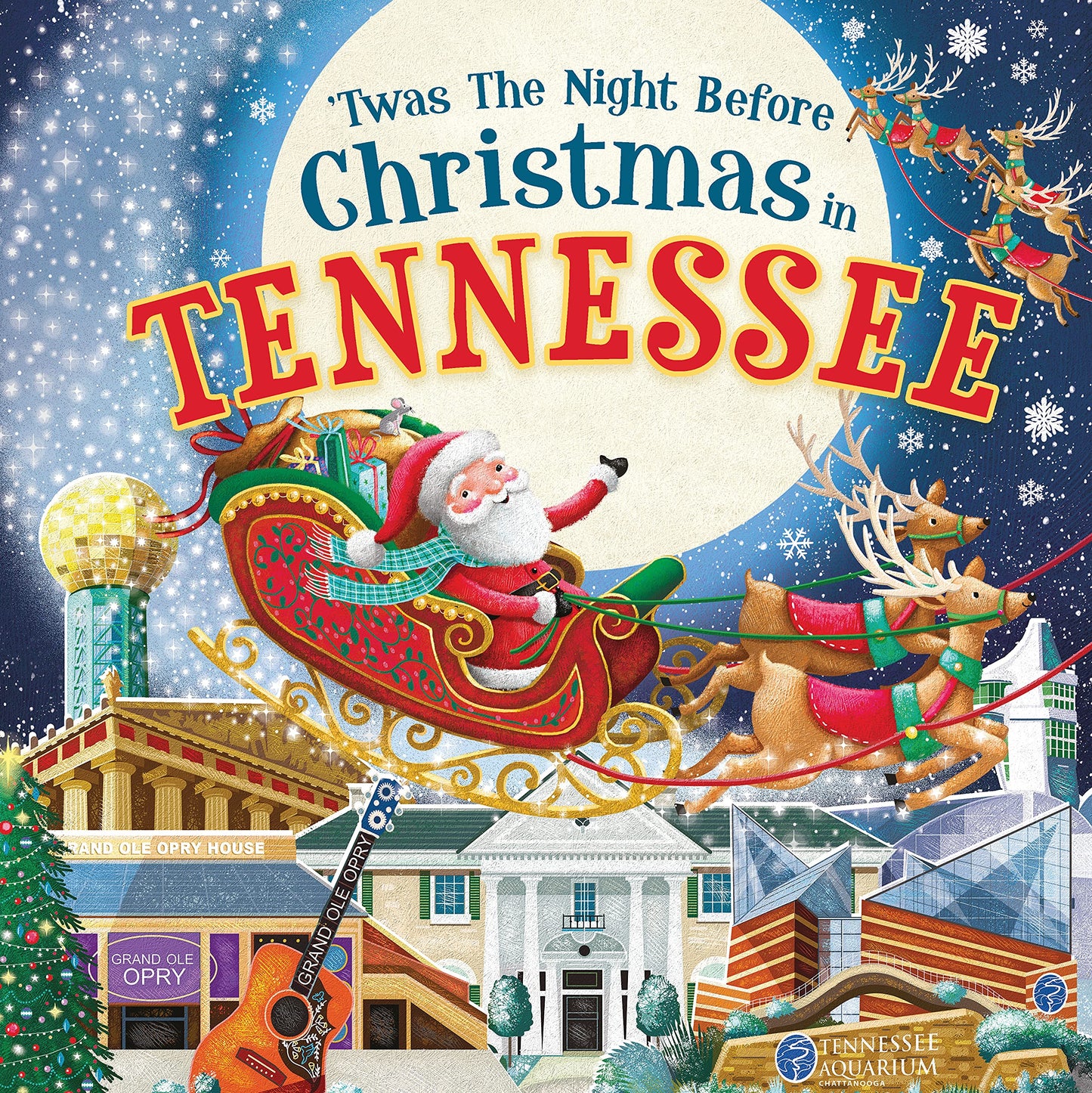 'Twas the Night Before Christmas in Tennessee: A Twist on a Classic Christmas Tale and Fun Stocking Stuffer for Boys and Girls 4-8 (Night Before Christmas In) - 3684