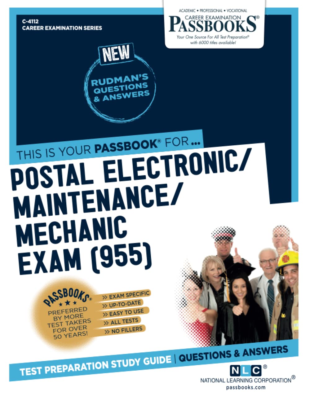 Postal Electronic/Maintenance/Mechanic Examination (955) (C-4112): Passbooks Study Guide (4112) (Career Examination Series)