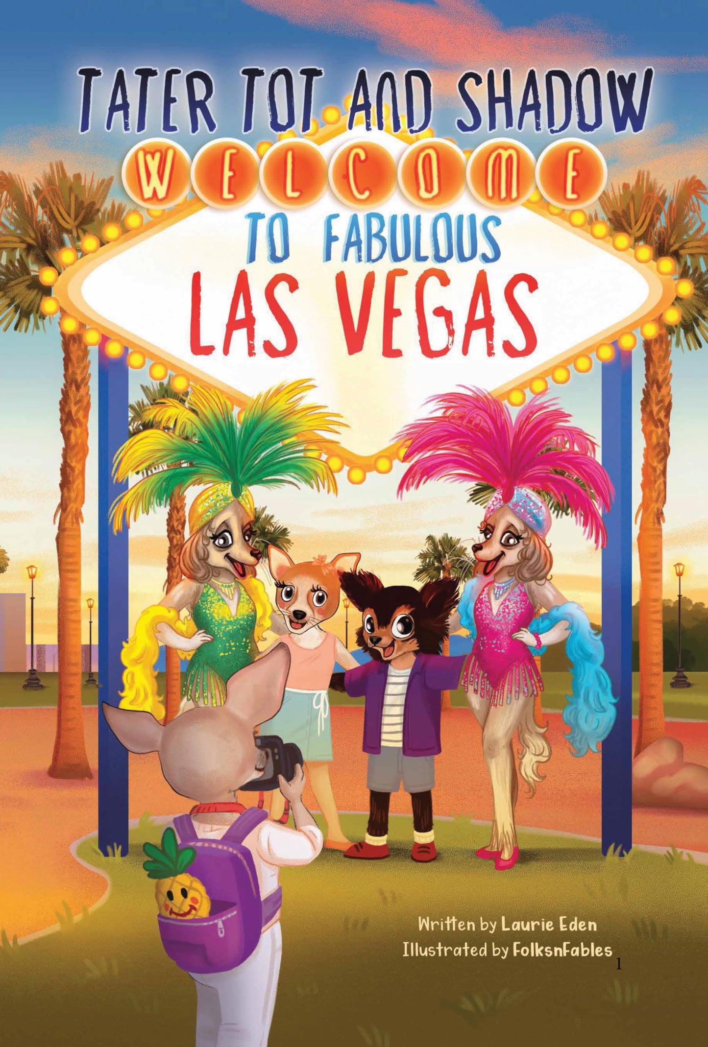 Tater Tot and Shadow Welcome to Fabulous Las Vegas, Children's Book
