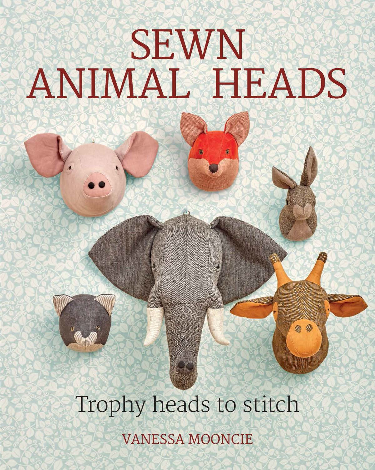 Sewn Animal Heads: Trophy Heads to Stitch - 8195