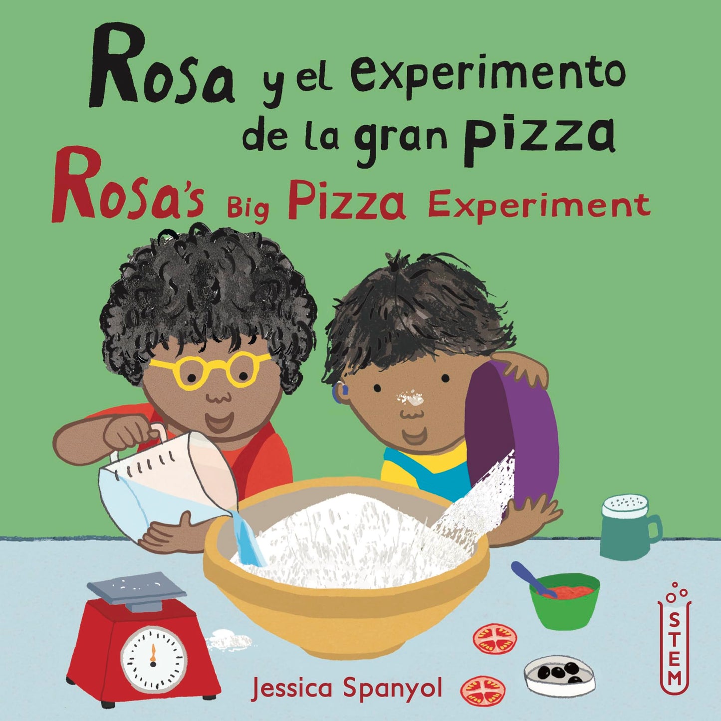 Rosa y el experimento de la gran pizza/Rosa's Big Pizza Experiment (El Taller de Rosa/Rosa's Workshop) (Spanish and English Edition)