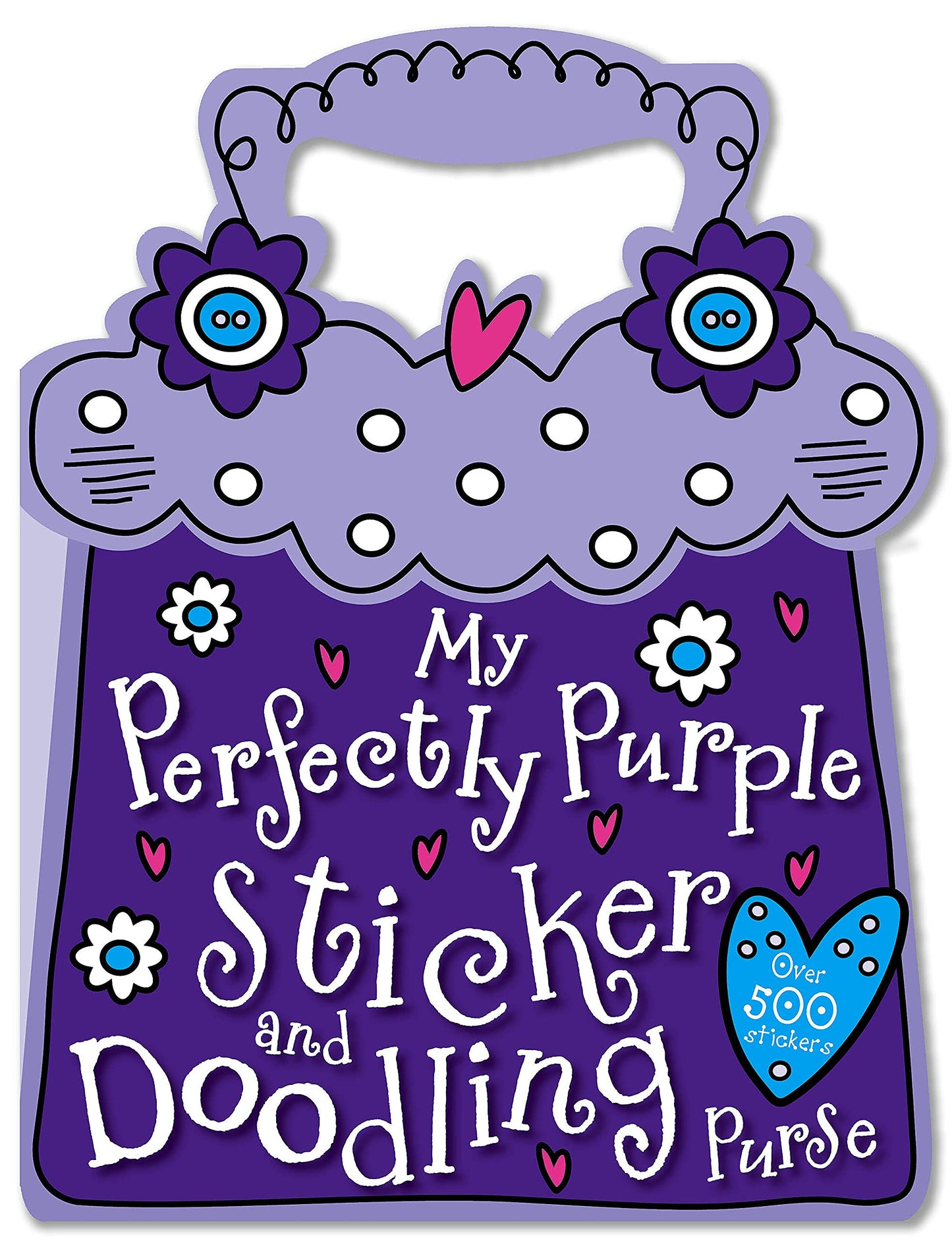 My Perfectly Purple Sticker and Doodling Purse - 1302
