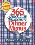 365 Quick, Easy & Inexpensive Dinner Menus