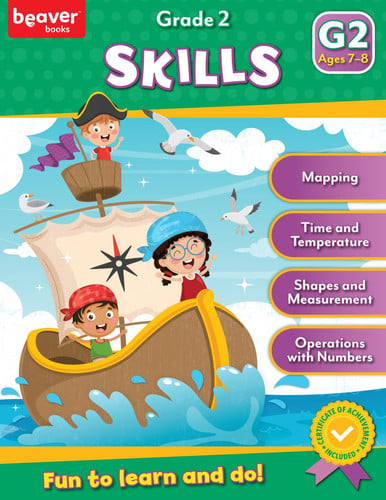 Head Start Skills Workbooks: Ages 7-8 - 2nd Grade Prep with Sticker Sheet (Grade 2 Workbook)