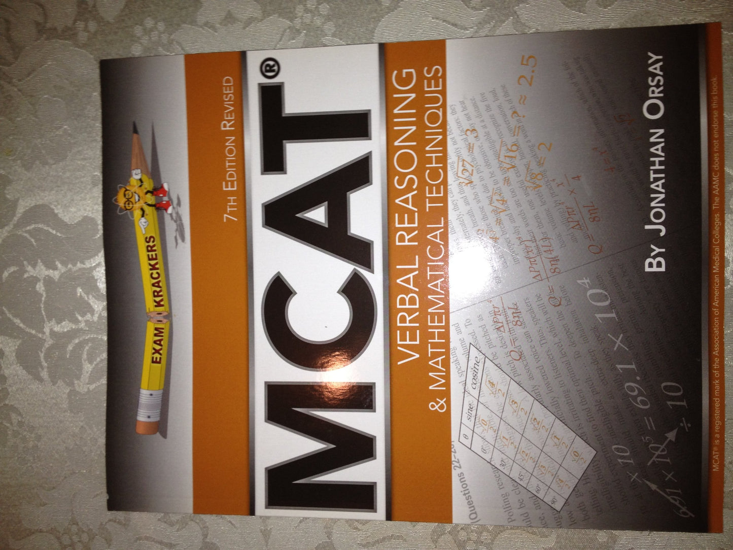 Examkrackers MCAT: Verbal Reasoning and Mathematical Techniques