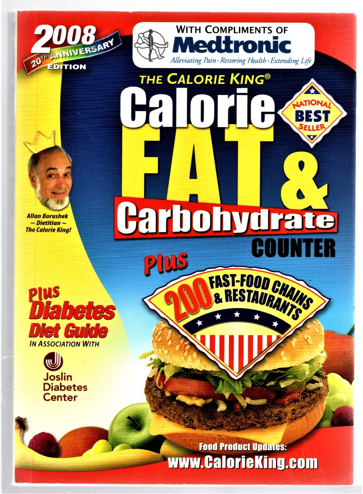 2008 Calorie King Calorie, Fat & Carbohydrate Counter