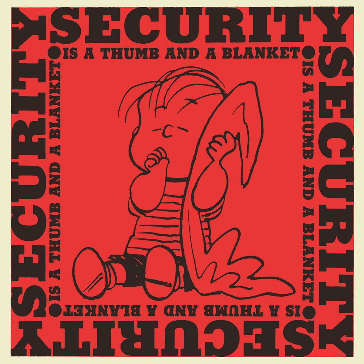 Security is a Thumb and a Blanket (Peanuts®)