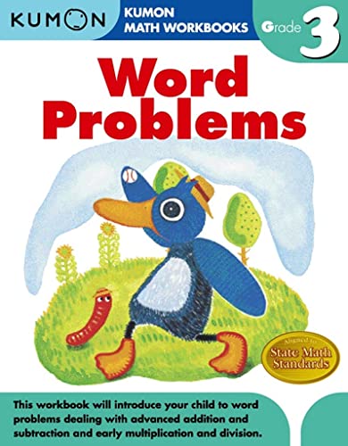 Kumon Grade 3 Word Problems (Kumon Math Workbooks) (Kumon Math Workbooks Grade 3) - 1360