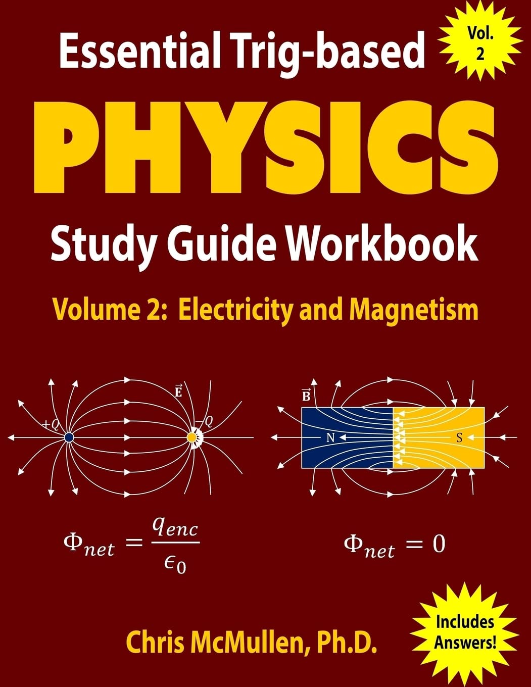 Essential Trig-based Physics Study Guide Workbook: Electricity and Magnetism (Learn Physics Step-By-Step)