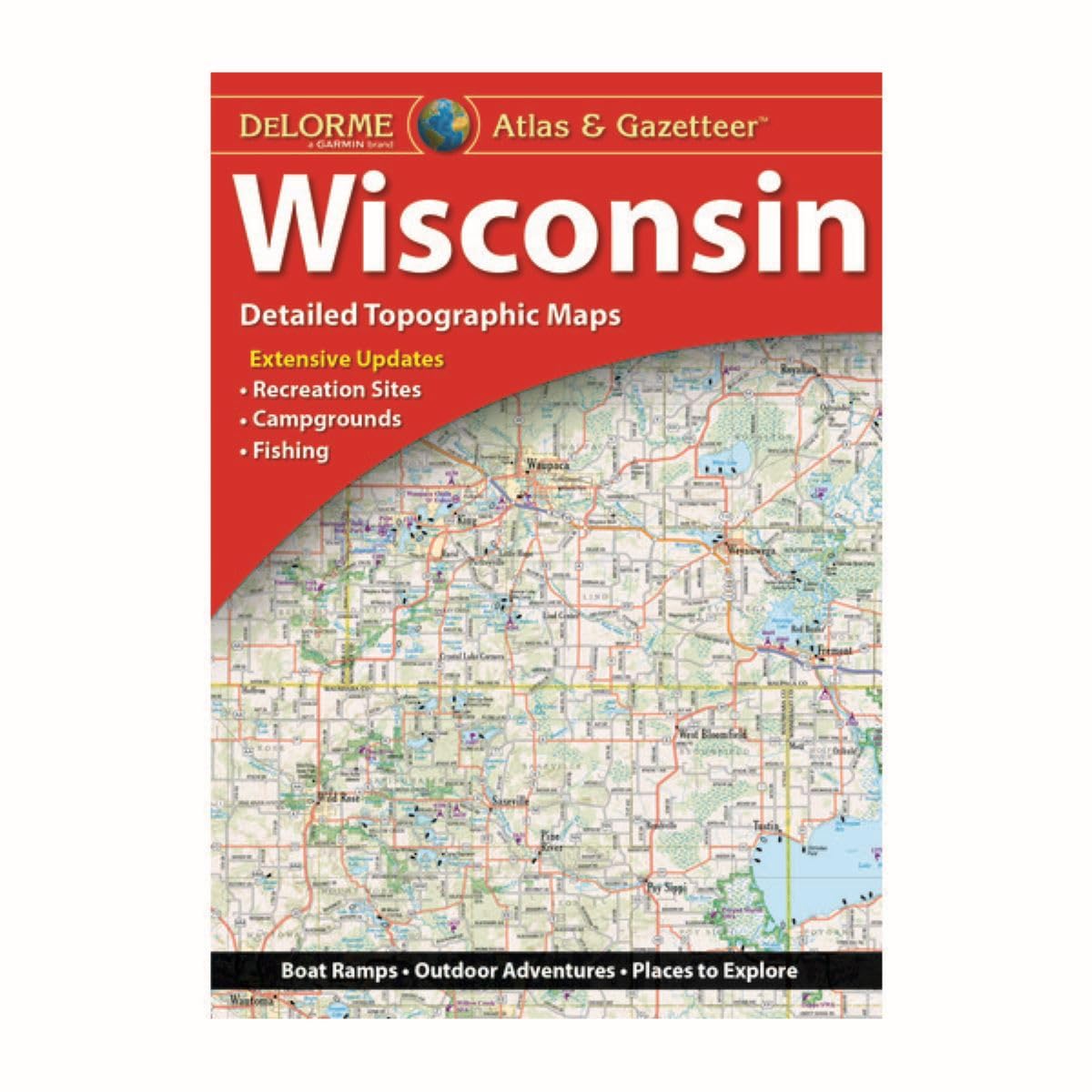 Delorme Atlas & Gazetteer Wisconsin 16e (Wisconsin Atlas and Gazetteer)