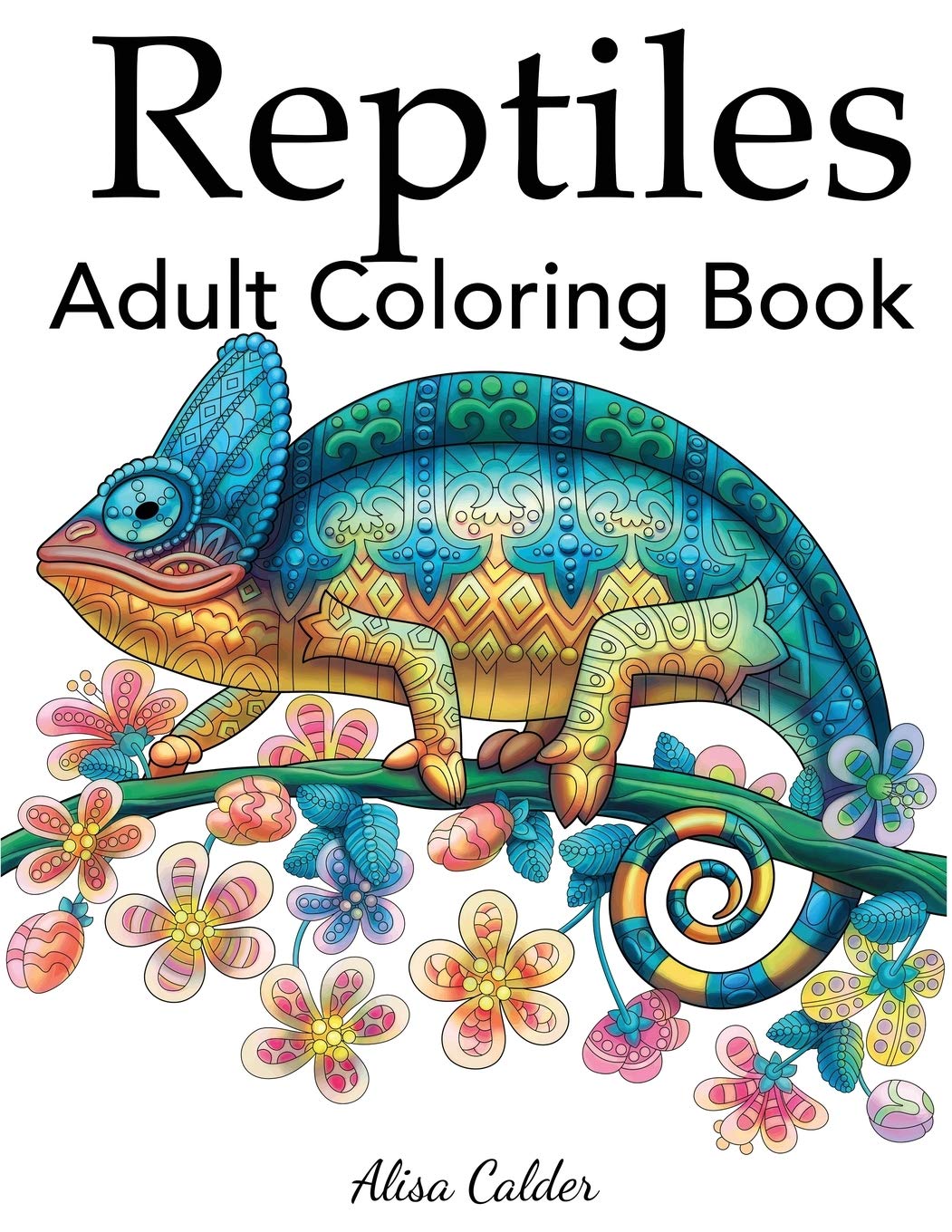 Reptiles Adult Coloring Book - 2247