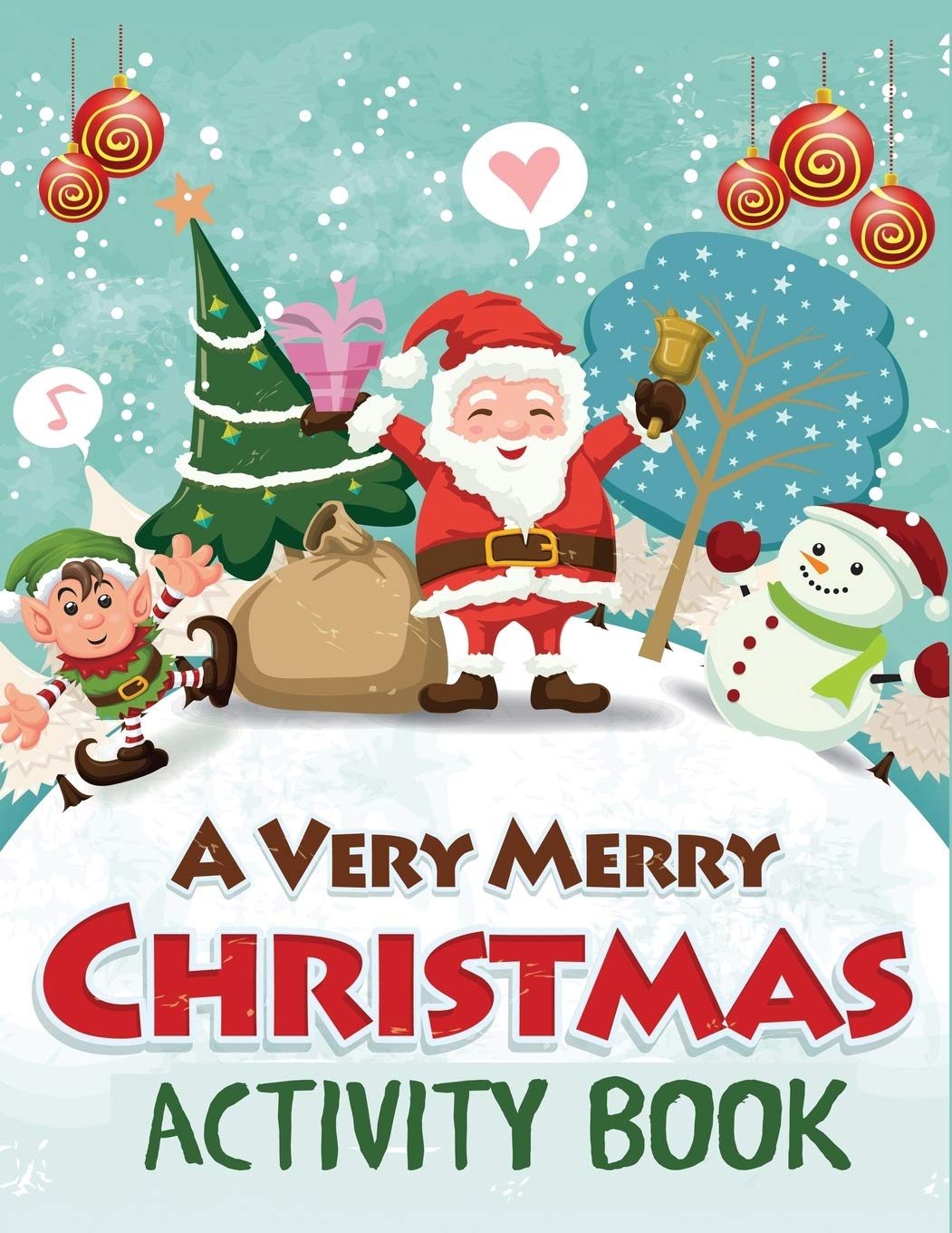 A Very Merry Christmas Activity Book (Christmas Activity Books for Kids) - 8170