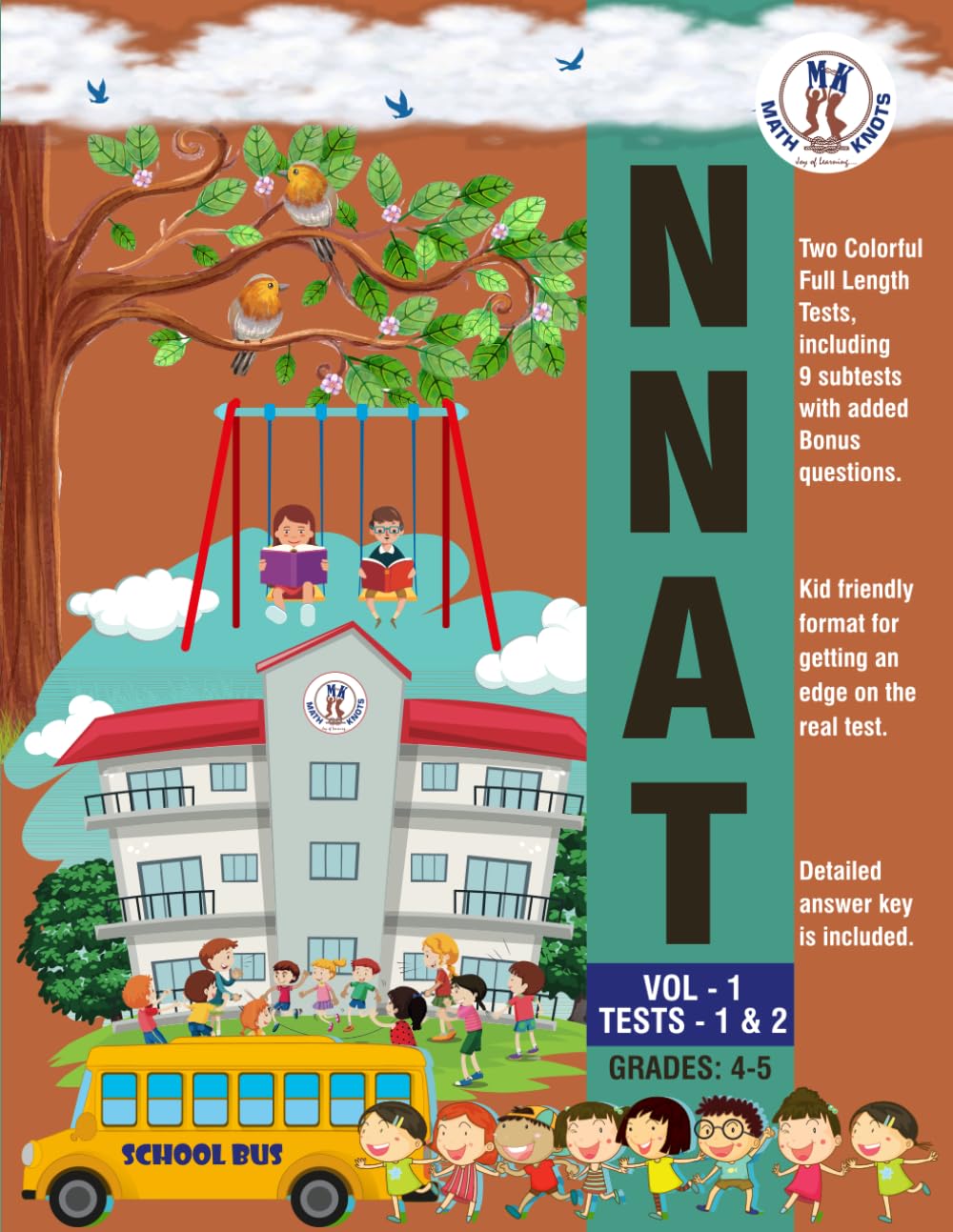 NNAT - Grades 4-5 - VOL - 1 - TESTS - 1 and 2 (Critical Thinking Practice) - 9001