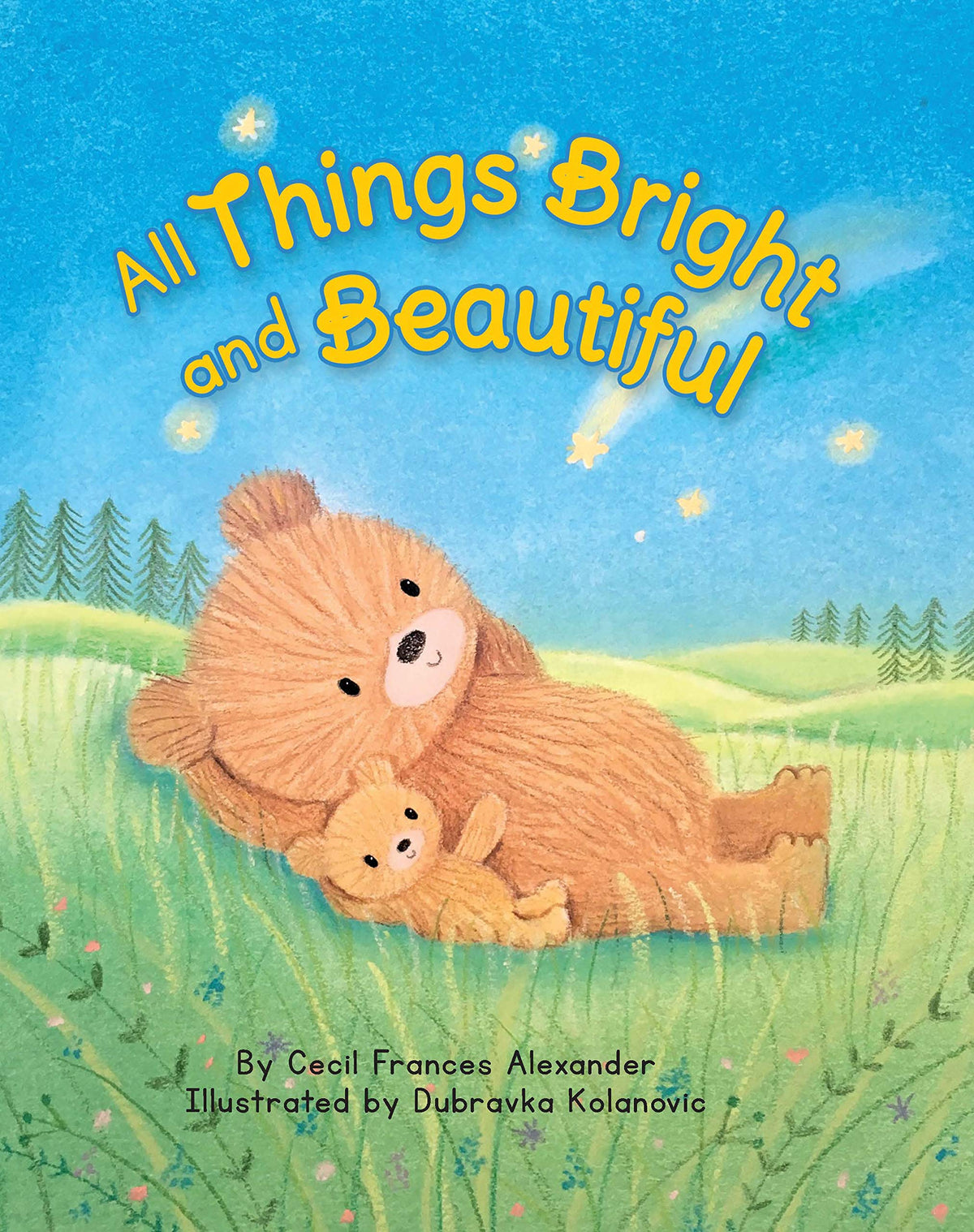 All Things Bright and Beautiful - Children's Padded Board Book - Classic Religious Hymn