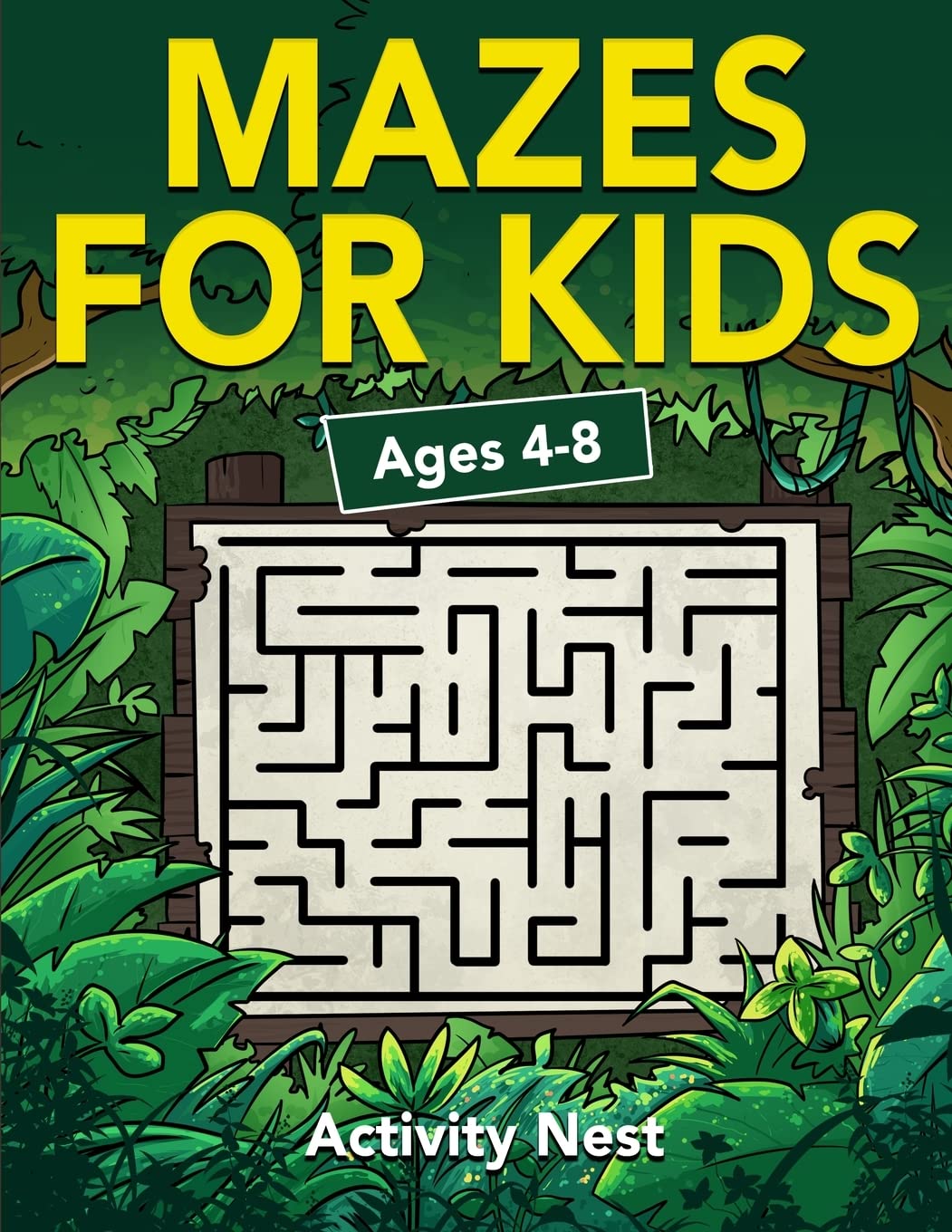 Mazes For Kids Ages 4-8: Maze Activity Book | 4-6, 6-8 | Workbook for Games, Puzzles, and Problem-Solving - 6961