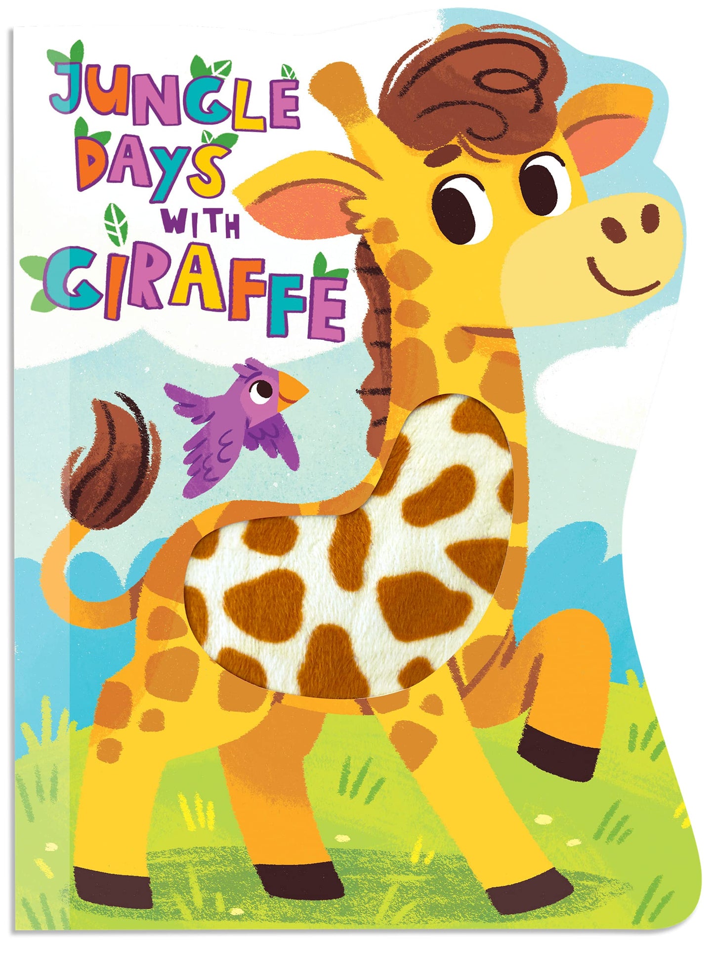 Jungle Days with Giraffe - Touch and Feel Board Book - Sensory Board Book - 8439