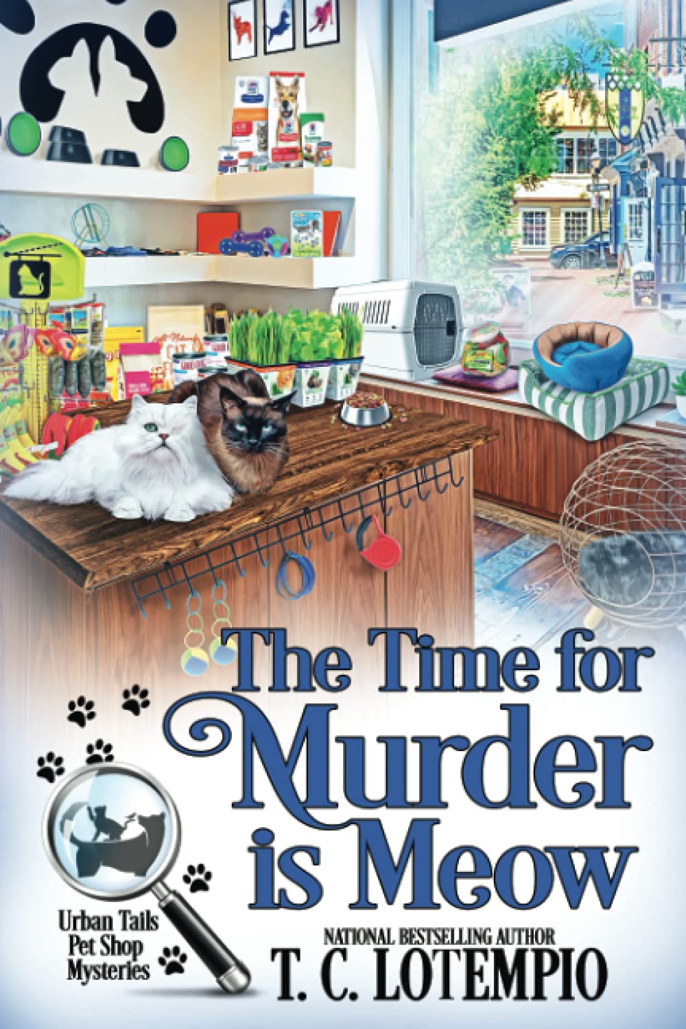 The Time for Murder Is Meow (Urban Tails Pet Shop Mysteries)