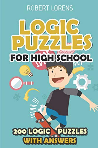Logic Puzzles for High School: Hashiwokakero Puzzles - 200 Logic Puzzles with Answers (Simple Maths Puzzles) - 6640