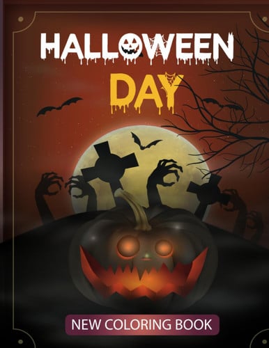 Halloween Day New Coloring Book: 50+ Pumpkins (Top Collections) Colorful Halloween Delights for All Ages