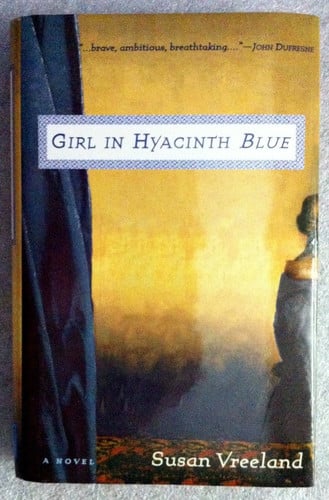 Girl in hyacinth blue