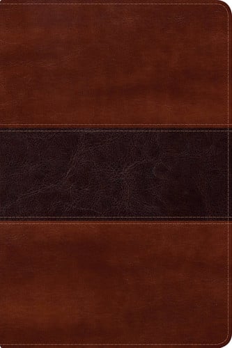 Rvr 1960 Biblia del Pescador Letra Grande, Caoba Símil Piel
