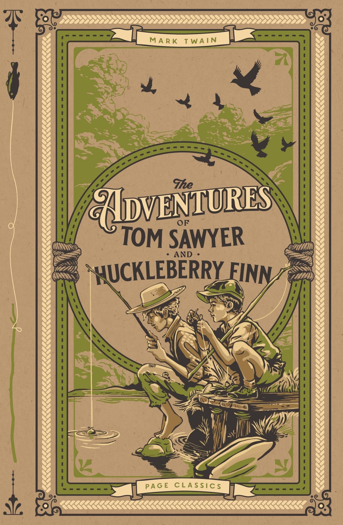 The Adventures of Tom Sawyer and Huckleberry Finn (Deluxe Hardcover Edition)