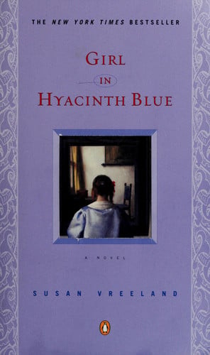 Girl in hyacinth blue