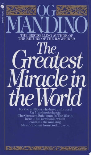 Greatest miracle in the world