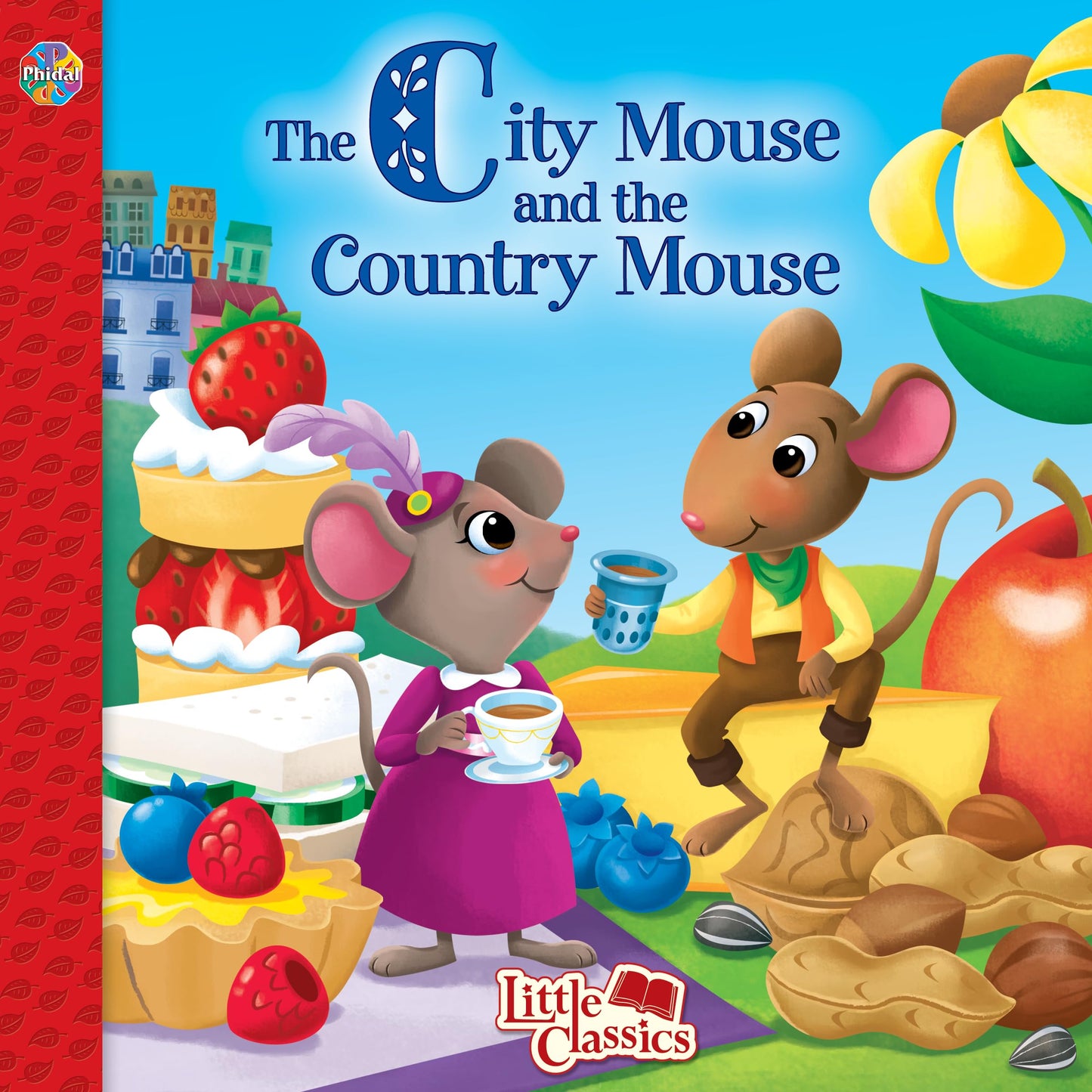 Phidal The City Mouse and the Country Mouse Little Classics - Stories for kids, 24-page storybook