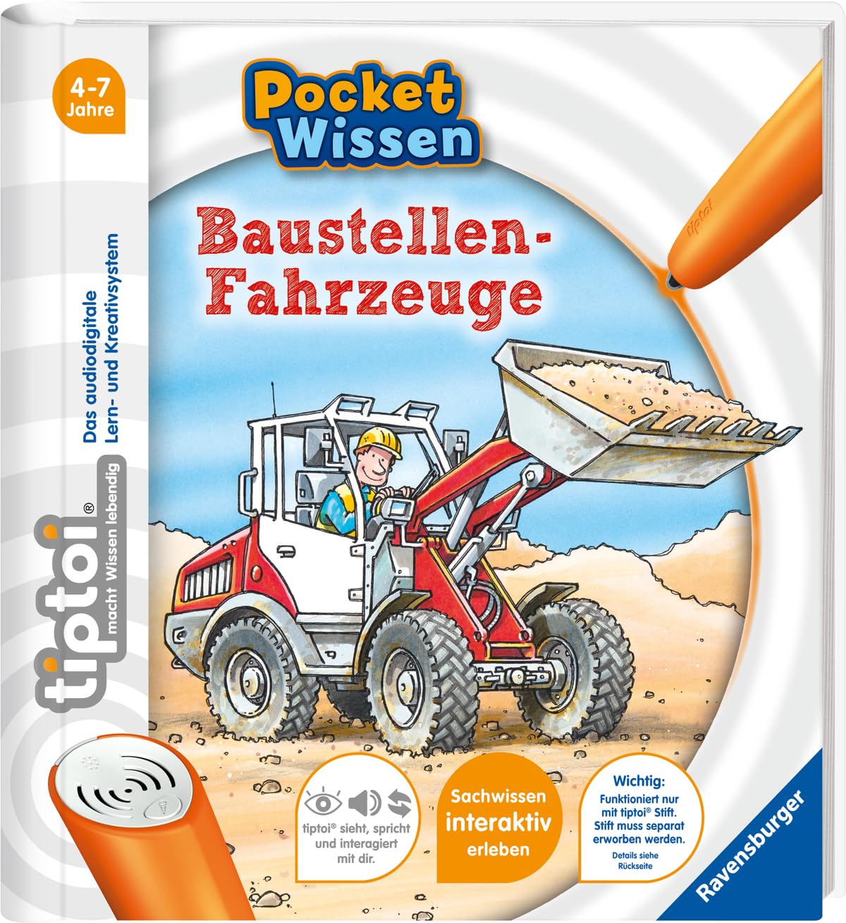 Ravensburger RAV tiptoi B Baustellenfahrzeuge | 55406 - 9711