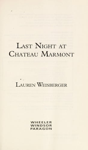 Last night at Chateau Marmont