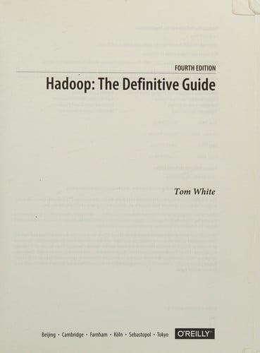 Hadoop: The Definitive Guide
