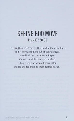 Thirty-One Prayers for My Wife Seeing God Move in Her Heart
