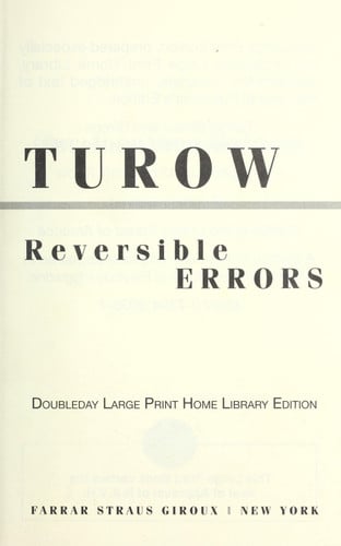 Reversible Errors
