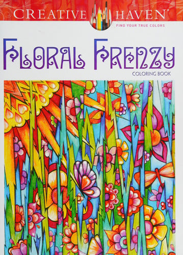 Creative Haven Floral Frenzy Coloring Book