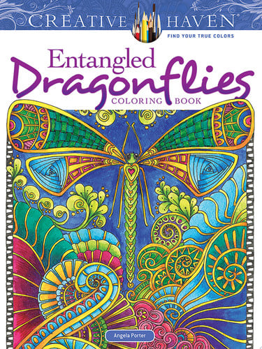 Creative Haven Entangled Dragonflies Coloring Book