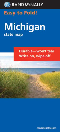Rand McNally Easy To Fold: Michigan (Laminated Fold Map)