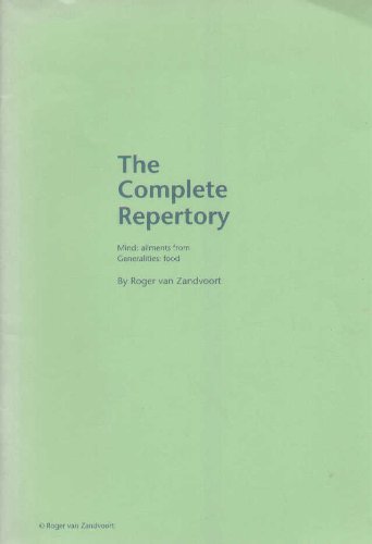Complete Repertory - Volume 1 - Mind, 3rd edition (paperback)
