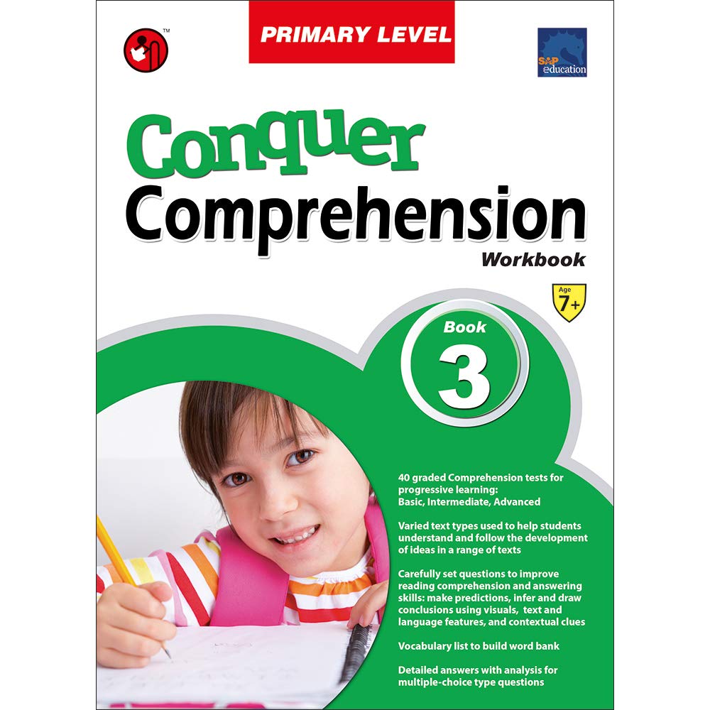 Shree Book Centre Sap Conquer Comprehension Primary Level Workbook 3