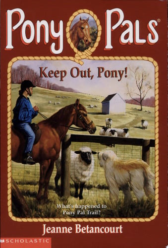 Keep out, pony!