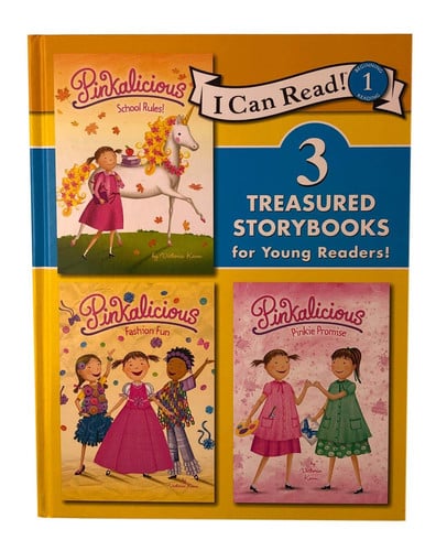 3 Treasured Storybooks for Young Readers! Pinkalicious: School Rules! ; Pinkalicious: Fashion Fun ; Pinkalicious: Pinkie Promise