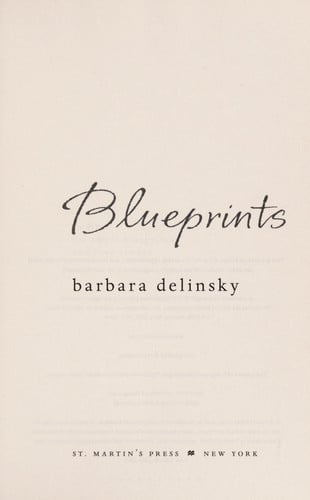 Blueprints: a novel