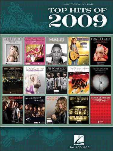 Hal Leonard Top Hits Of 2009 arranged for piano, vocal, and guitar (P/V/G)