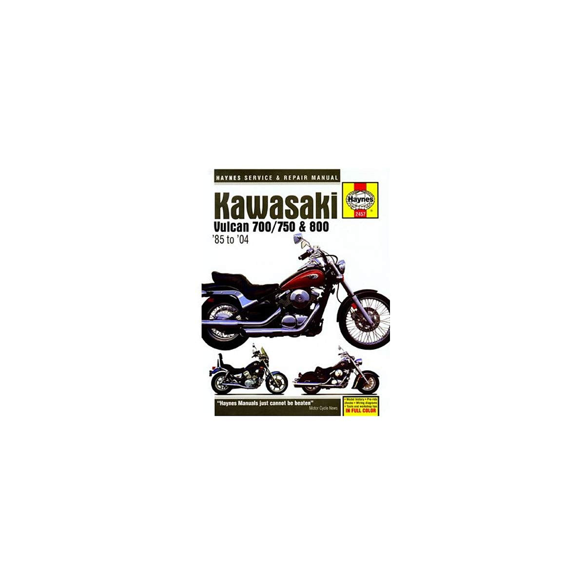 (SBSC) Kawasaki Vulcan 1500/1600, 87-'08 Technical Repair Manual