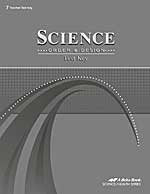 A Beka Science Order & Design Test Key (#11554101)