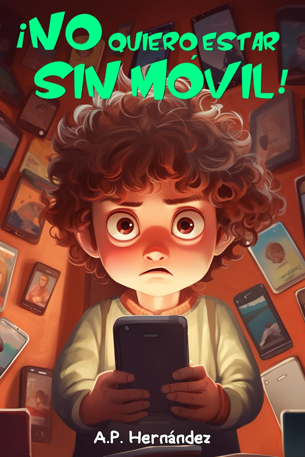 ¡No quiero estar sin móvil!: Libro infantil - Martín recibe su primer teléfono (Spanish Edition)