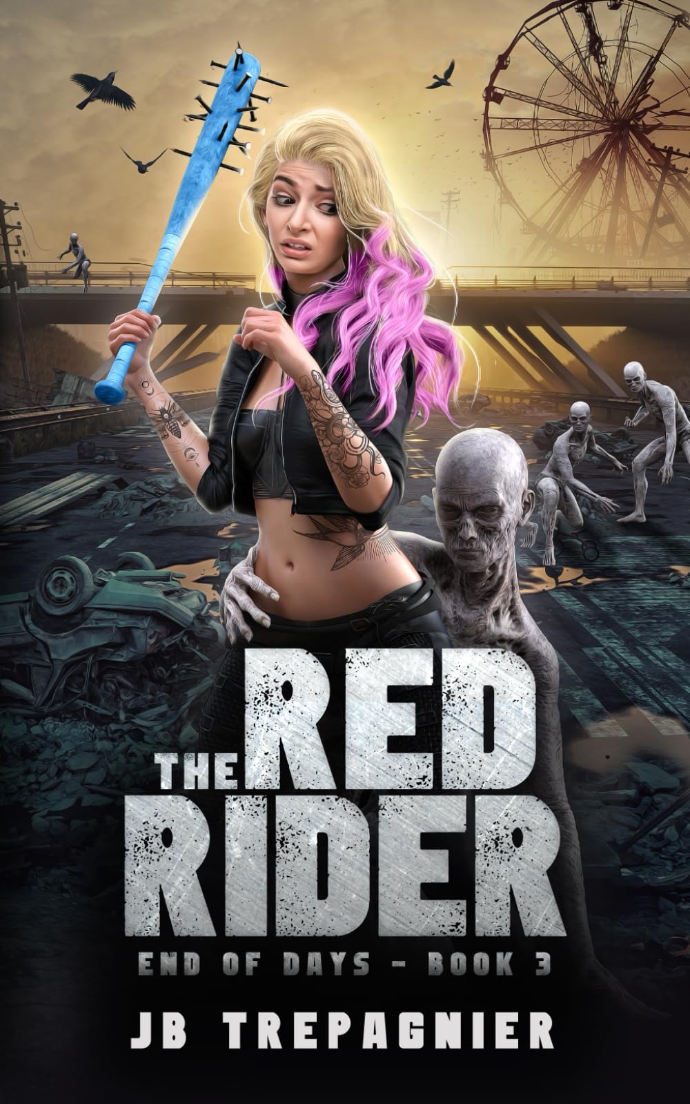The Red Rider: A Reverse Harem Zombie Romance (End of Days)