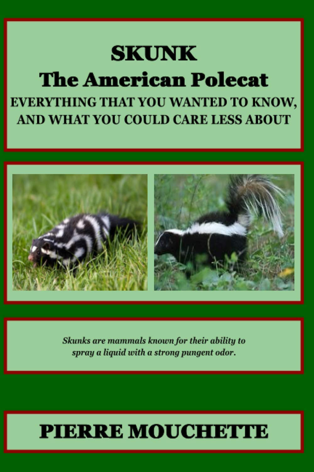 SKUNK – The American Polecat: Everything That You Wanted To Know, And What You Could Care Less About - 7381